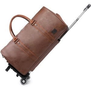 Rolling Duffel Bags with Wheels,Waterproof Duffle Bags with Removable Rollers